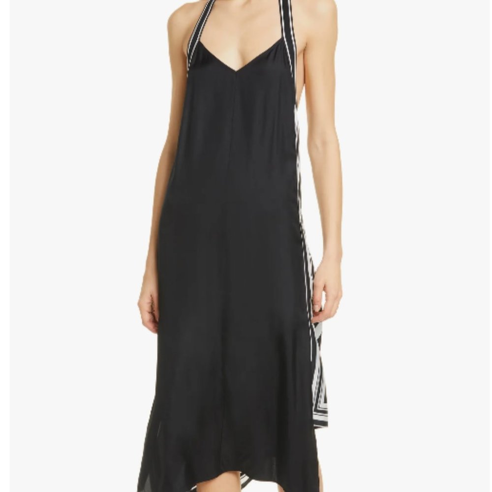 Rag & Bone Isadora Halter Dress; Black & White;  Dress size 2